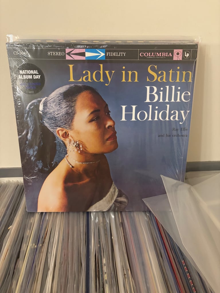image for Billie Holiday - Lady In Satin (Limited Edition Blue Vinyl)  [VINYL]