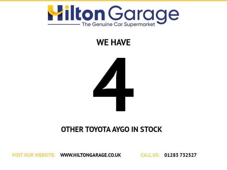 2020 Toyota AYGO 1.0 VVT-i x-trend Hatchback 5dr Petrol Manual Euro 6 (71 ps) - ALLOY, AIR C HATC...