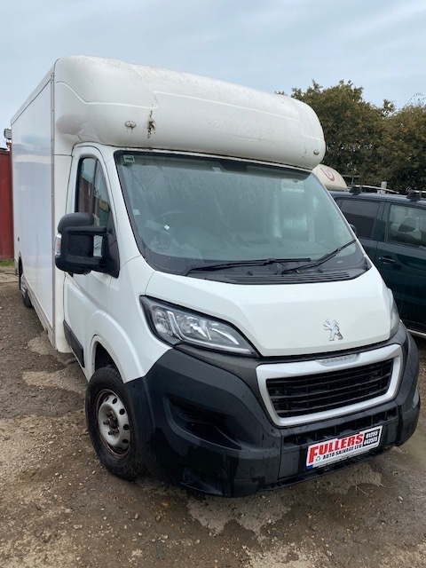 2019 Peugeot Boxer 2.0 BlueHDi Chassis Cab 130ps MAXI MOVER SALVAGE RECOVERED CHASSIS CAB Diesel ...
