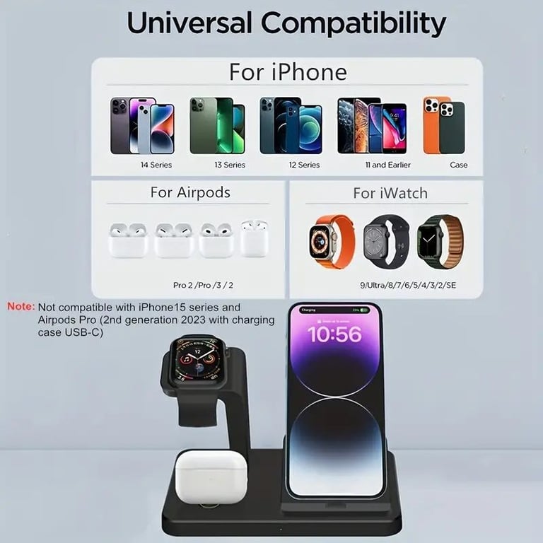 3 in one charging dock for iphone