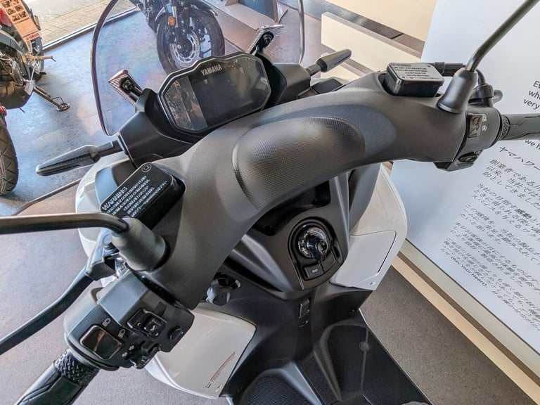 New 2025 Yamaha Tricity 125. Milky White. £4,801 On The Road (No Admin Fees)