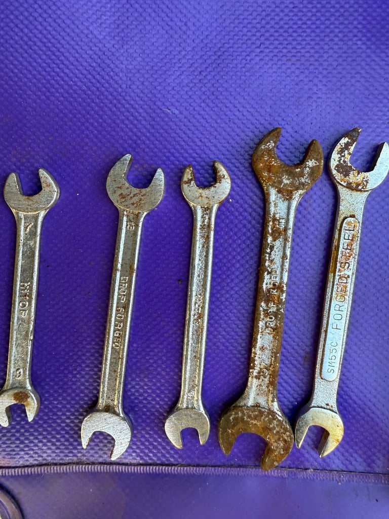 40-Piece Combination Spanners Tools Garage Mechanic's Motor DIY Retro Hand Tools