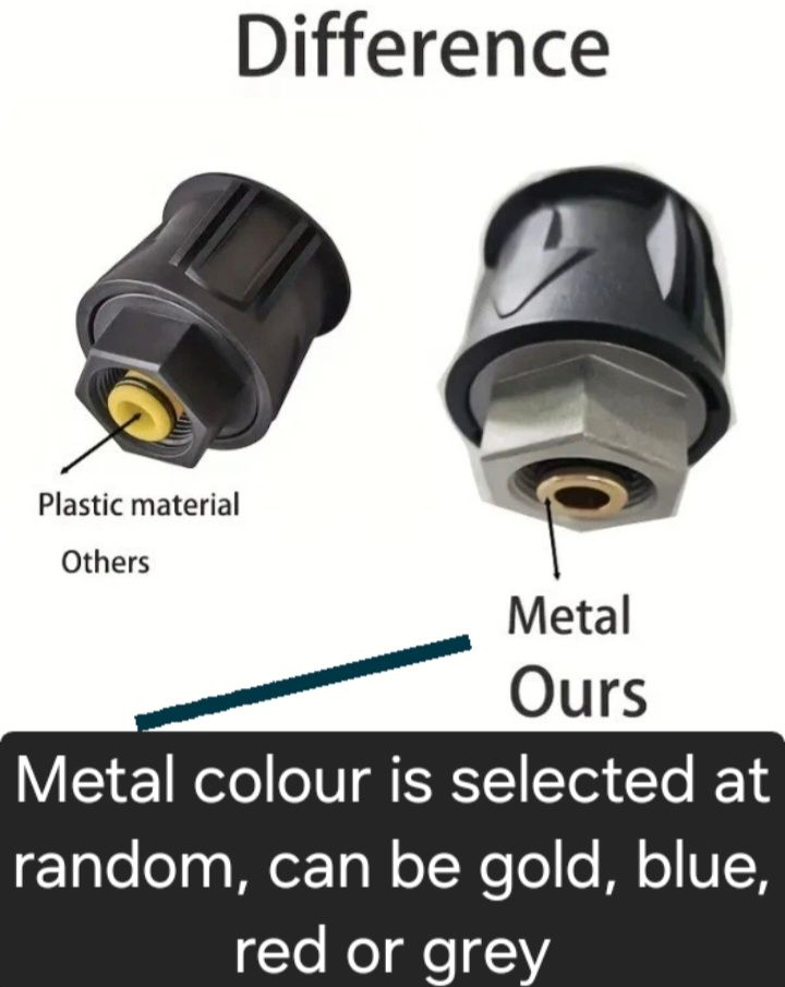 5000 psi 345 bar Nilfisk short Pressure Washer Gun swivel 1/4″ QUICK connect new