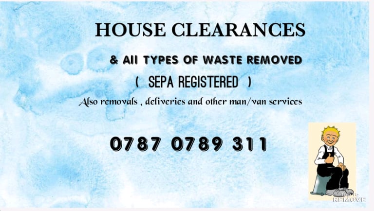 Waste removal/ House clearances 