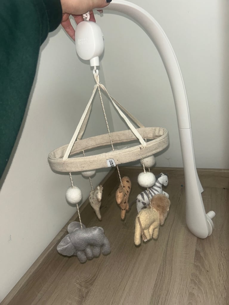 Safari animal themed nursery decor 