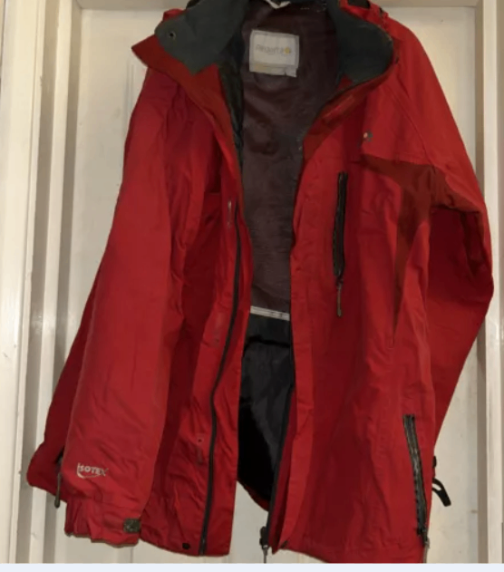 image for mens, waterproof, insulated, breathable, isotex jacket. 40"chest.