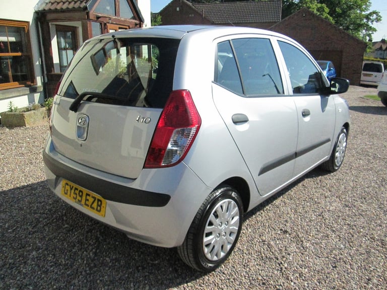 Hyundai i10 Classic. 2009. Silver. Just 12,000 miles. Service history. £35 tax. 