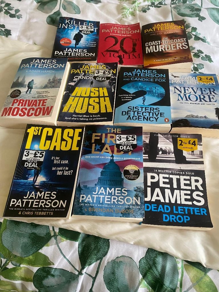 35 James Paterson Books