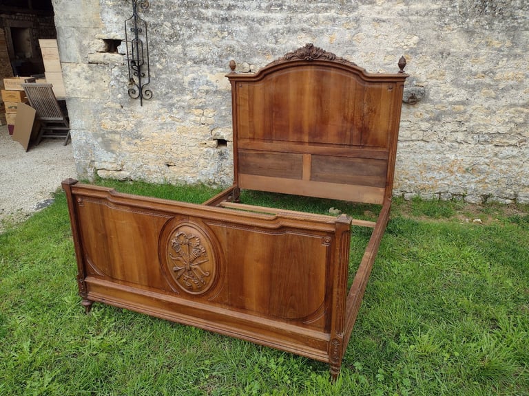 French double bed frame ~ Antique, Vintage