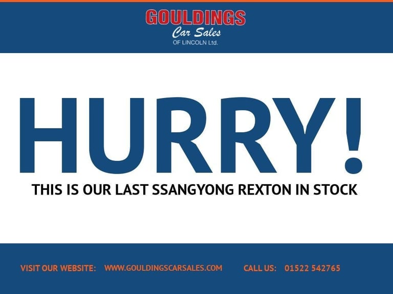 2020 Ssangyong Rexton 2.2D Ultimate SUV 5dr Diesel T-Tronic 4WD Euro 6 (181 ps) Diesel Automatic