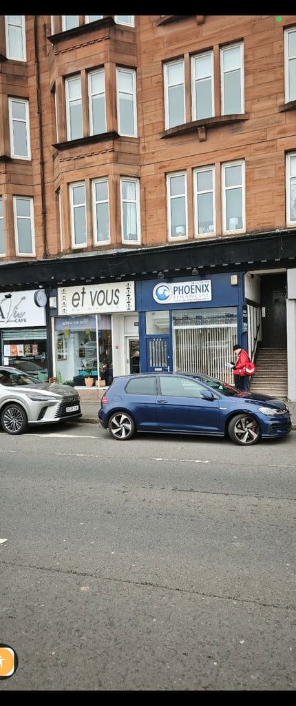 Shop to let Jordanhill 
