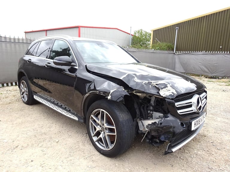 2018 18 REG MERCEDES GLC 250 D 4MATIC AMG PREMIUM+ DIESEL AUTO DAMAGED SALVAGE