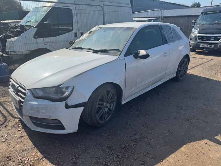 Audi a3 2 door 1.6 tdi 2015 white BREAKING FOR PARTS 