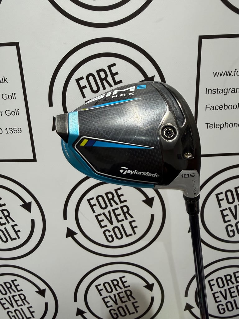 image for TAYLORMADE SIM2 MAX DRIVER / 10.5 Deg / RH / 50g Reg Flex / V.GOOD USED