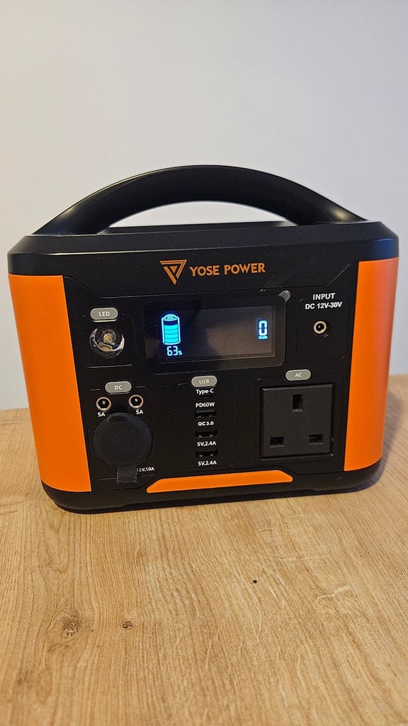 image for YOSE POWER Portable Power Station (Model PEP-S300, 388Wh / 300W) in excellent condition.