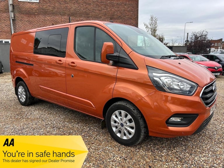 2019 Ford Transit Custom 2.0 320 EcoBlue Limited Crew Van L2 H1 Euro 6 5dr (6 Seat) PANEL VAN Die...