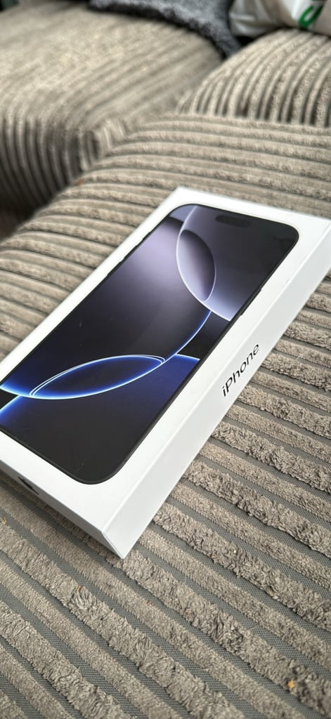 image for iphone 16 pro max sealed box still