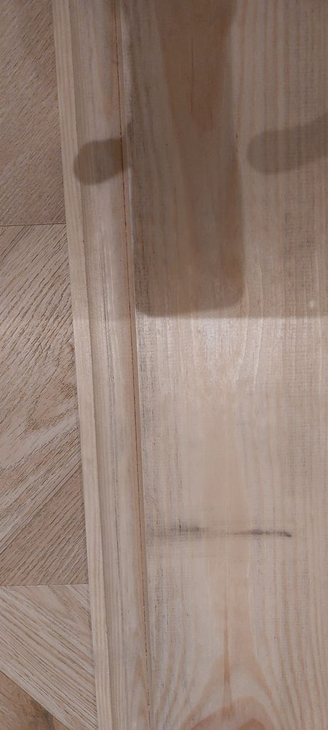 New Ogee Wooden Skirting Board. One length measures 1.8m