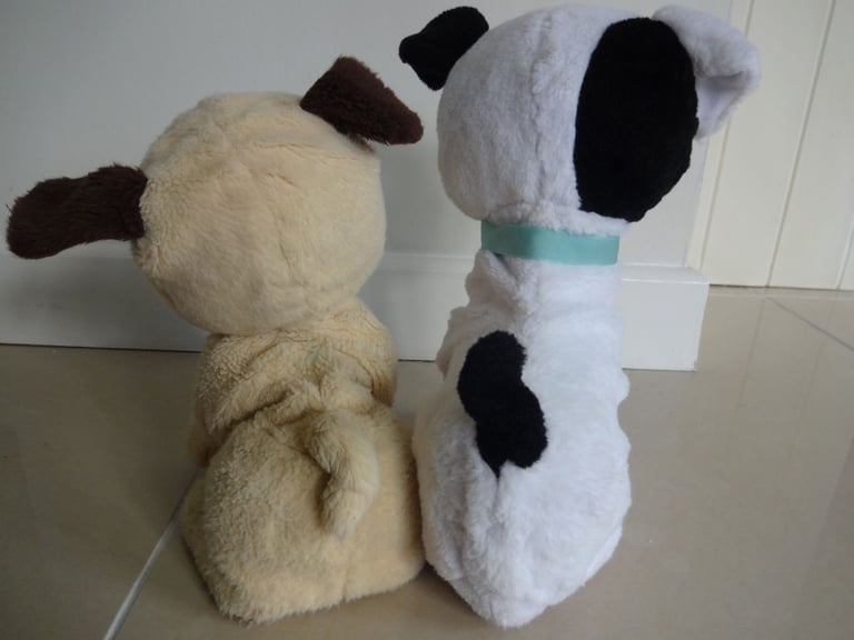 FurReal Friends JJ Pug Pet & IMC Club Petz Bowie Puppy Plush Cuddly Dog Kids Toys