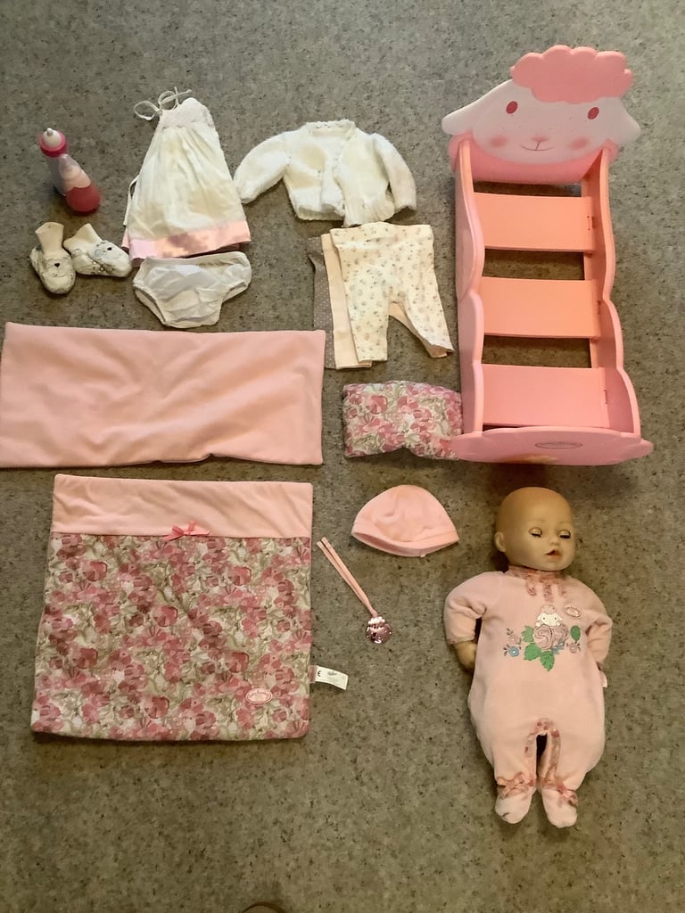 Baby Annabelle and bed bundle