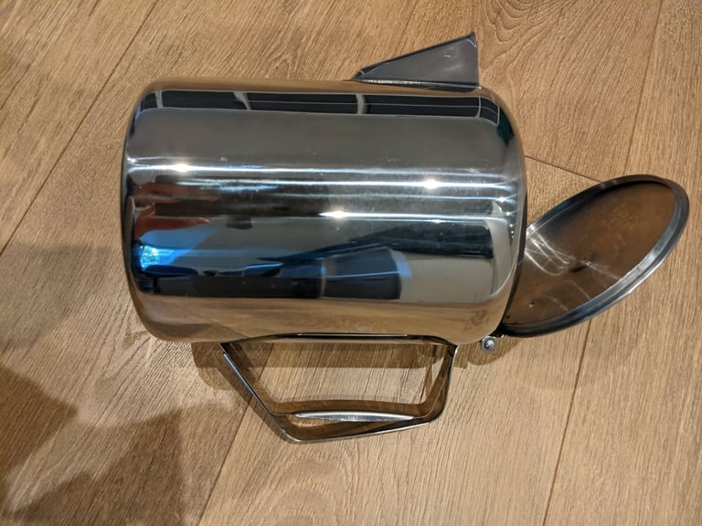 Large coffee pot. Stainless steel.