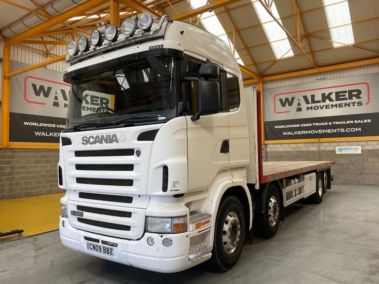 SCANIA R420 HIGHLINE 8X2 FLATBED - 2009 - CN09 BBZ*
