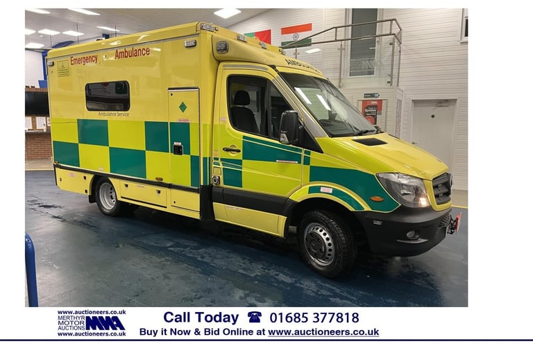 2015 Mercedes-Benz Sprinter 519 3.0CDI 190PS AUTO AMBULANCE / CAMPER NA DIESEL Manual