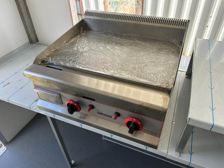 Commercial catering equipment Gas Griddles restaurant trailer kitchen items 