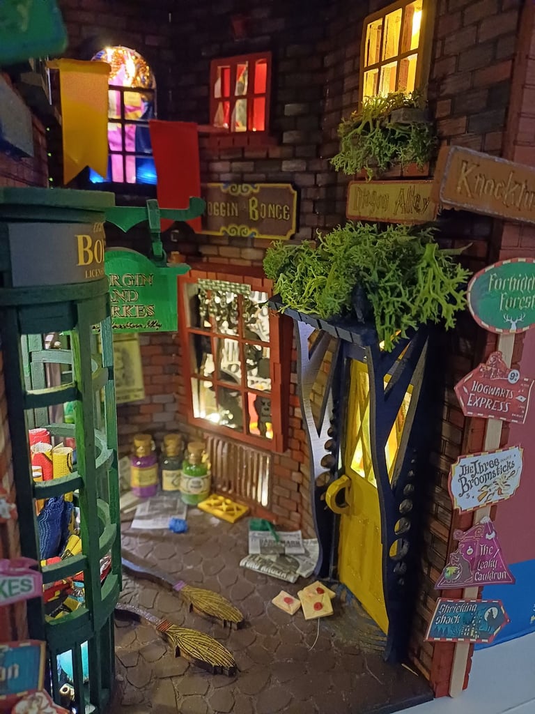 Harry Potter Book Nook - Knockturn Alley