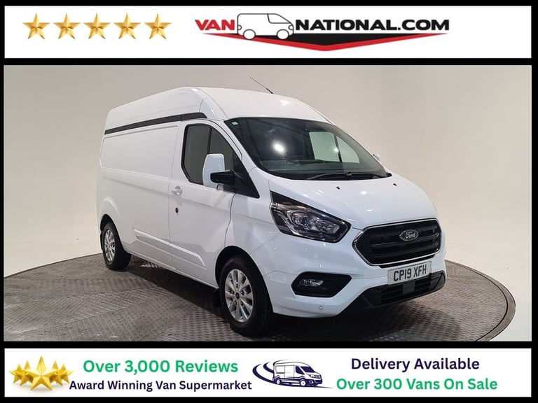 FORD TRANSIT CUSTOM 2.0 300 ECOBLUE LIMITED L2 H2 H/R 130 BHP LWB DIESEL