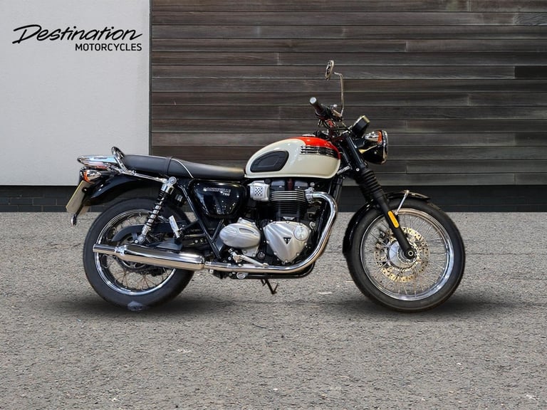 image for 2017 Triumph Bonneville T100 . Petrol white 5 Speed