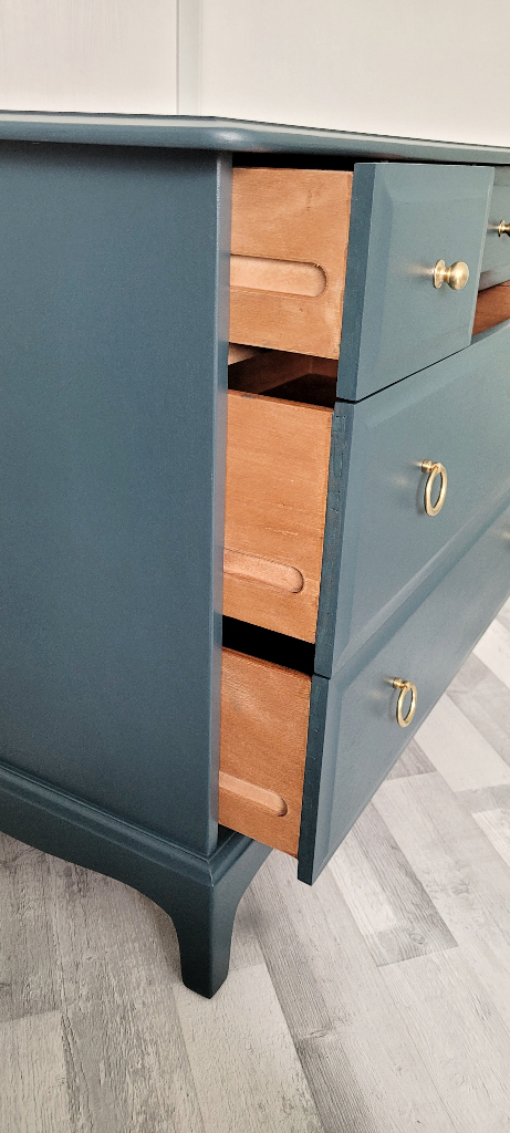 Pair of stag minstrel chest of drawers PAINTED TO ORDER 