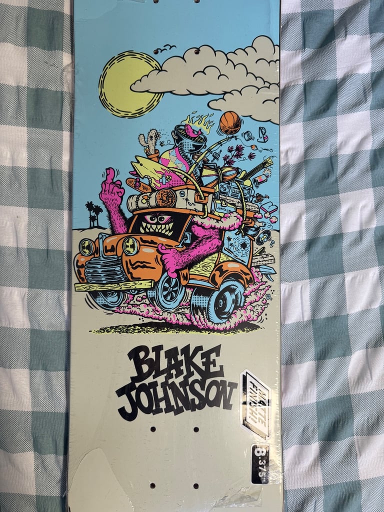 image for Santa Cruz skateboard deck ONLY