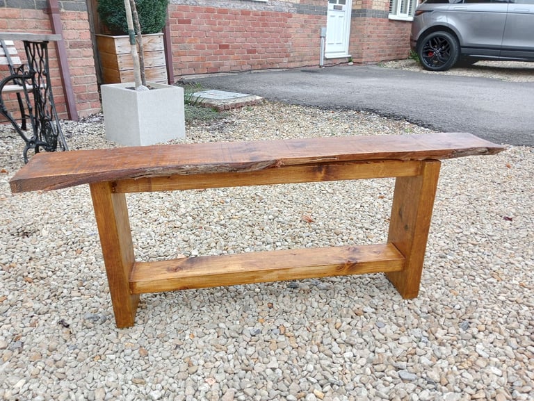 image for Handmade oak top bench 