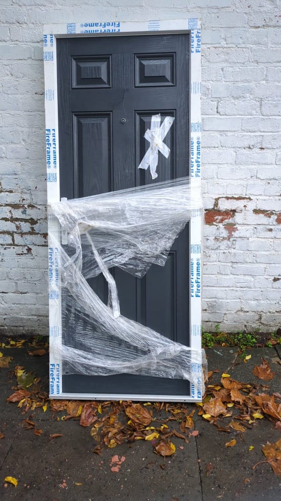 image for External Fire Door Composite Grey (835 x 2020)
