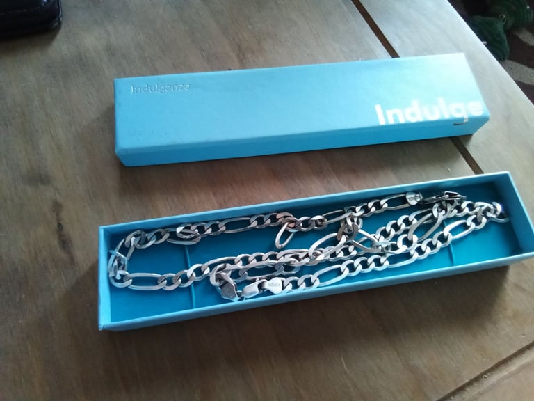 image for Silver chain 26 inch in overall length in Very good condition 