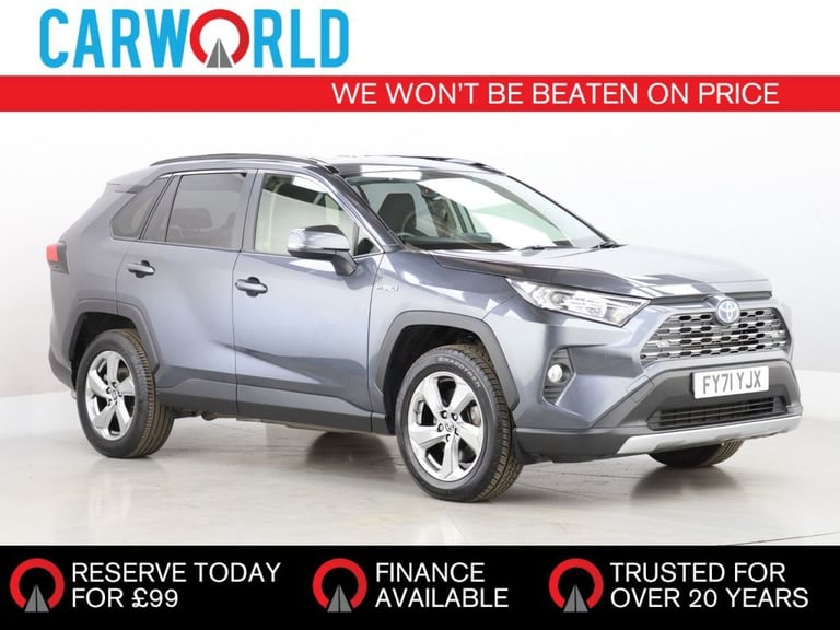 image for 2021 Toyota RAV4 2.5 VVT-h GPF Design SUV 5dr Petrol Hybrid CVT 4WD Euro 6 (s/s) (222 ps) ESTATE ...