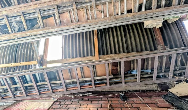 4 Huge Wooden Ladders