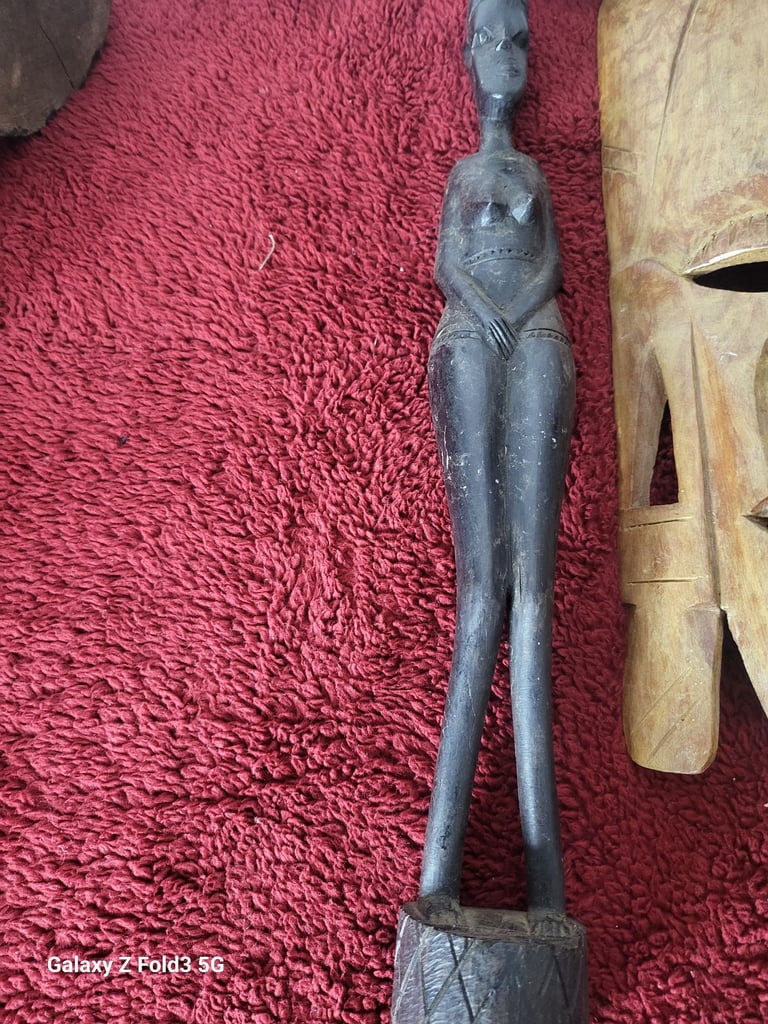 Antique African hand madeStatue collection lot SALE