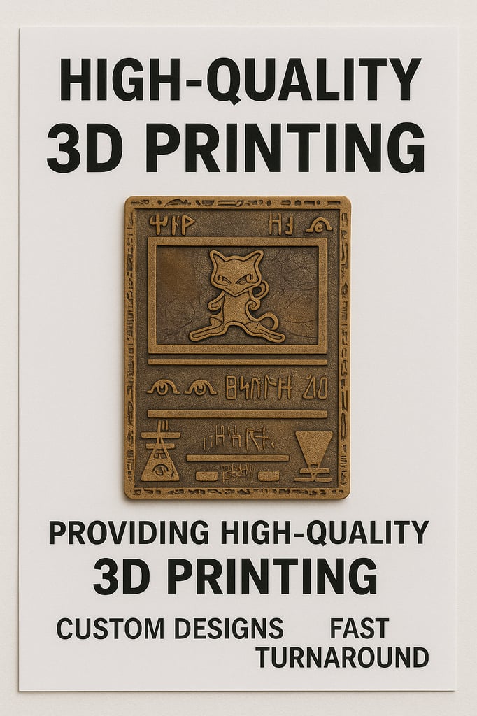 image for 3D Printing Services for Small Projects