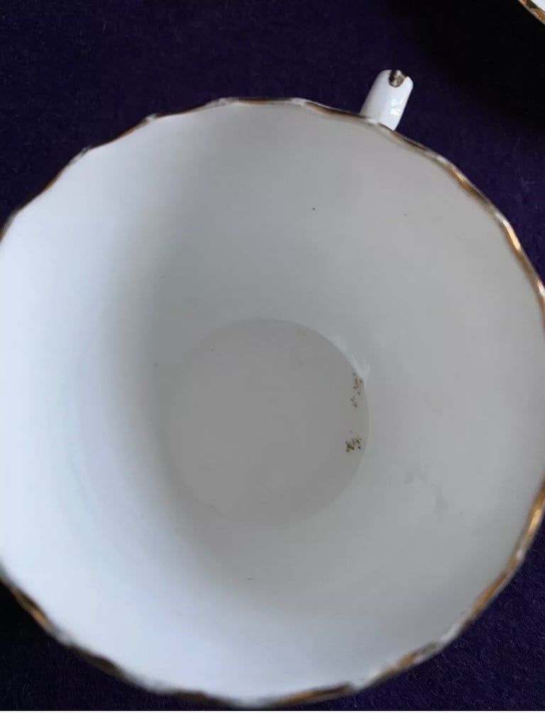 Commemorative Cup & Saucer Queen Victoria Edward VII Long Live The King  