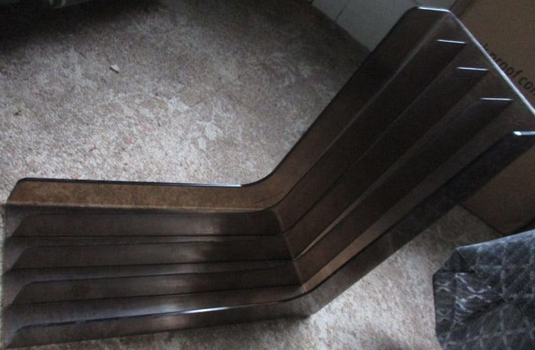 Vintage L-shaped Vinyl LP Racks