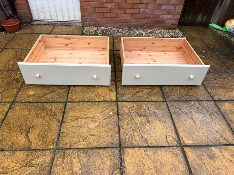 image for Refurbished under bed storage boxes 