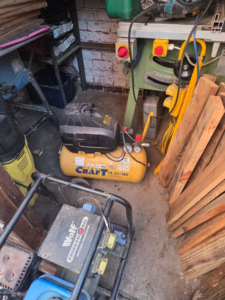 Compressor and table saw