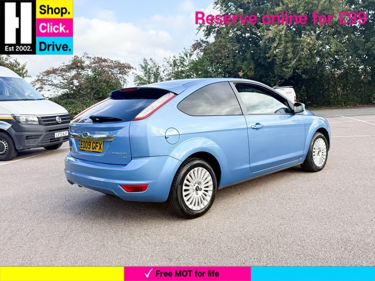 2009 Ford Focus 1.6 Titanium 3dr HATCHBACK PETROL Manual