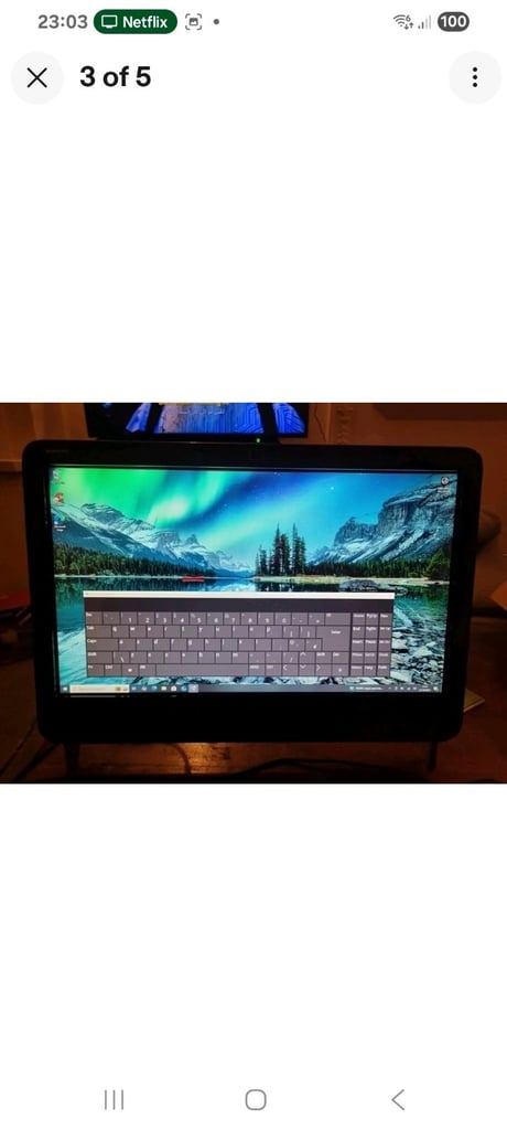 Dell Vostro 360 AIO I5-2400S, 8GB RAM, 23" Touchscreen Display 250 GB HDD Win 10