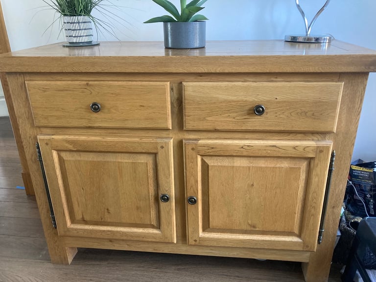 image for Solid oak sideboard 