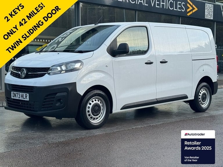  Vauxhall Vivaro Turbo D 2900 Prime 1.5 100ps Euro 6 with2 Keys, Twin Sliding Door &amp; Parking ...