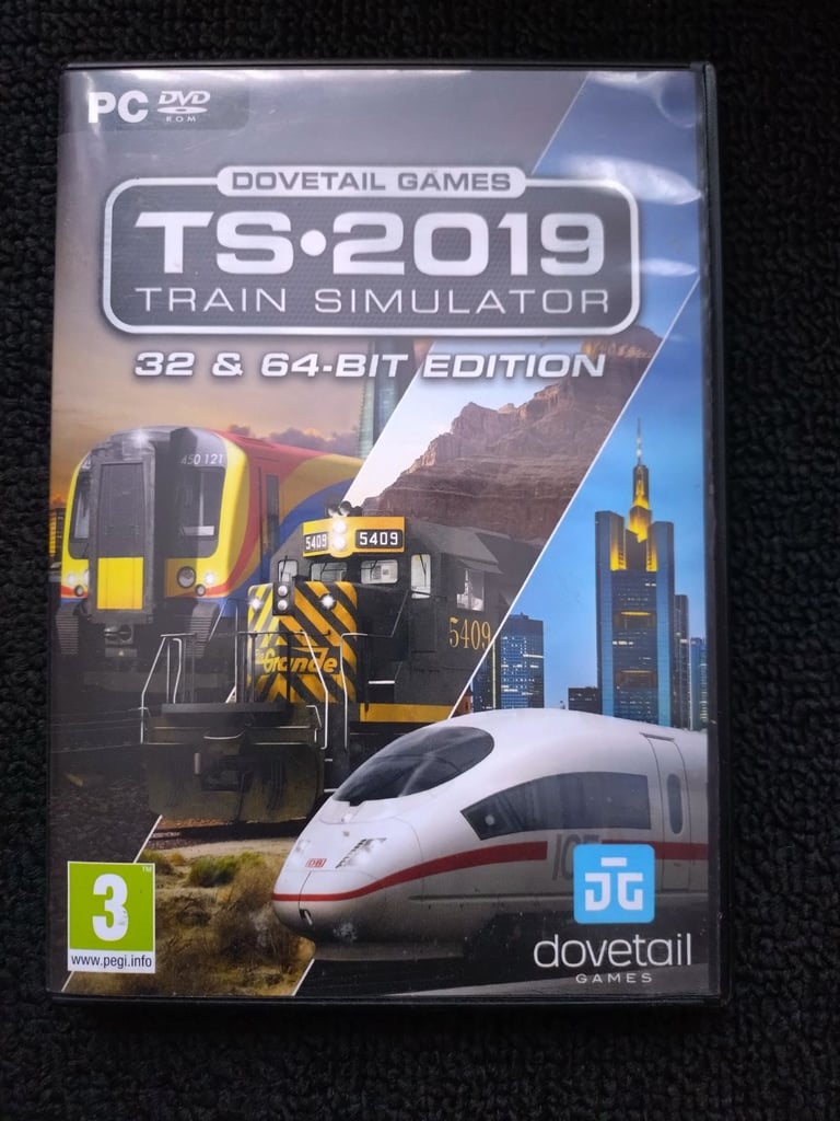 TS2019 Train Simulator Game PC CD Rom 32 & 64-Bit Edition - Dovetail Games Sim TS 2019