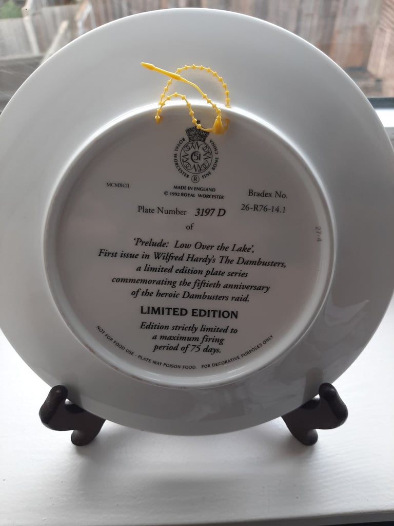 Lancaster bomber plate